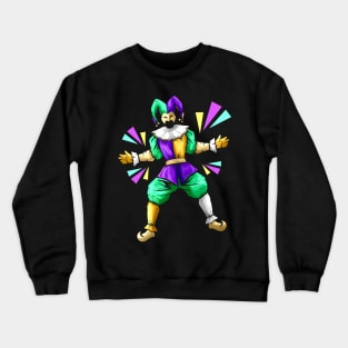 Jester Costume For Mardi Gras Crewneck Sweatshirt